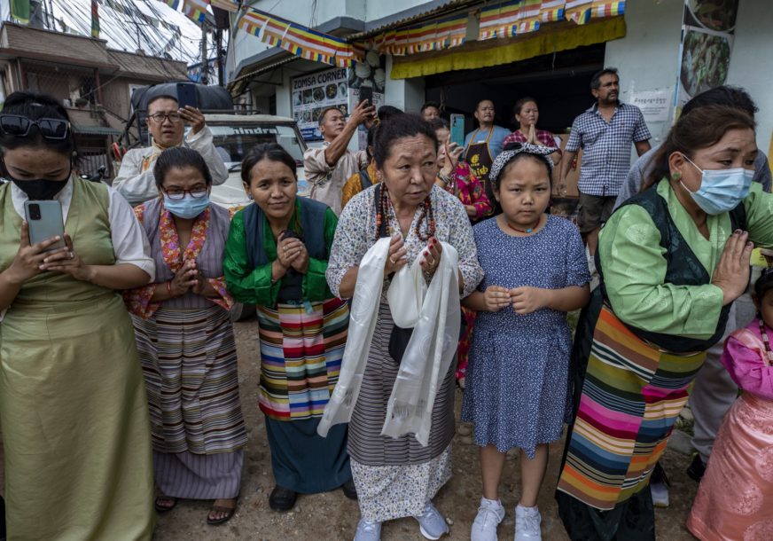 Grupa ljudi na Tibetu