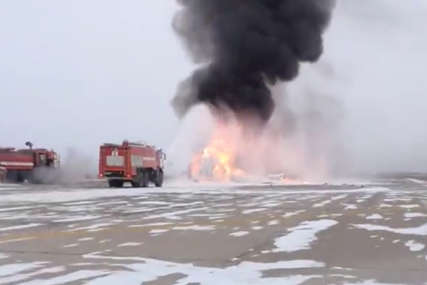 LETJELICU PROGUTALA VATRA Zapalio se ruski helikopter, poginuli svi članovi posade (VIDEO)