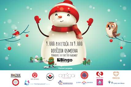 "Ponosni na sve što radimo"  Bingo Group podijelio 9.000 paketića, za 9.000 dječjih osmijeha