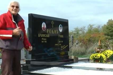 “TO JE MOJA VOLJA” Branislav redovno obilazi svoj spomenik na kom je već uklesao godinu smrti (VIDEO)