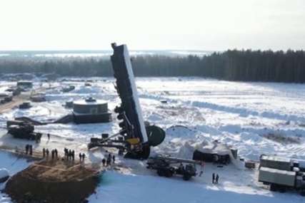 Postavljena u regiji Kaluga: Rusi instalirali interkontinentalnu balističku raketu (VIDEO)