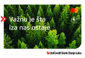 Klijenti UniCredit banke Banjaluka zasadili 7.500 stabala: Uspješna akcija Mastercardove koalicije "Neprocjenjiva planeta"