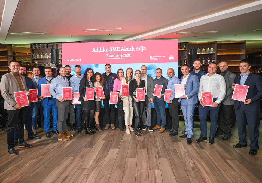 Podrška malim i srednjim preduzećima: Uspješno završena prva Addiko SME Akademija (FOTO)
