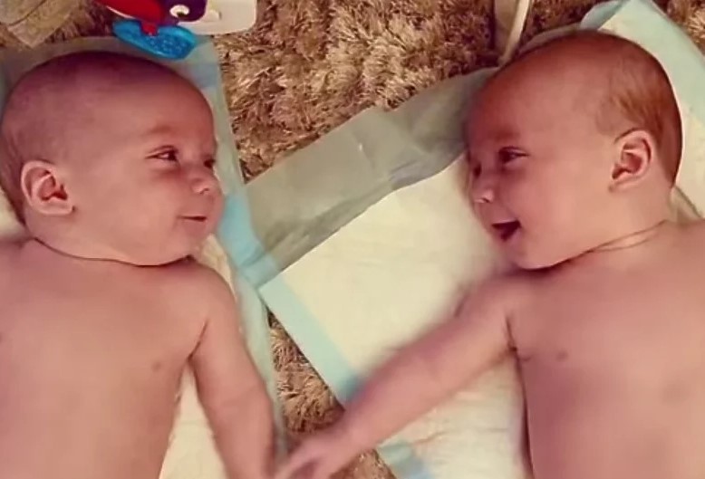 Bebe blizanci oduševile internet