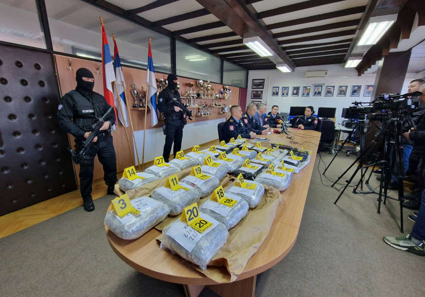 Oduzeli 27 kilograma droge: Odličan ulov bijeljinske policije