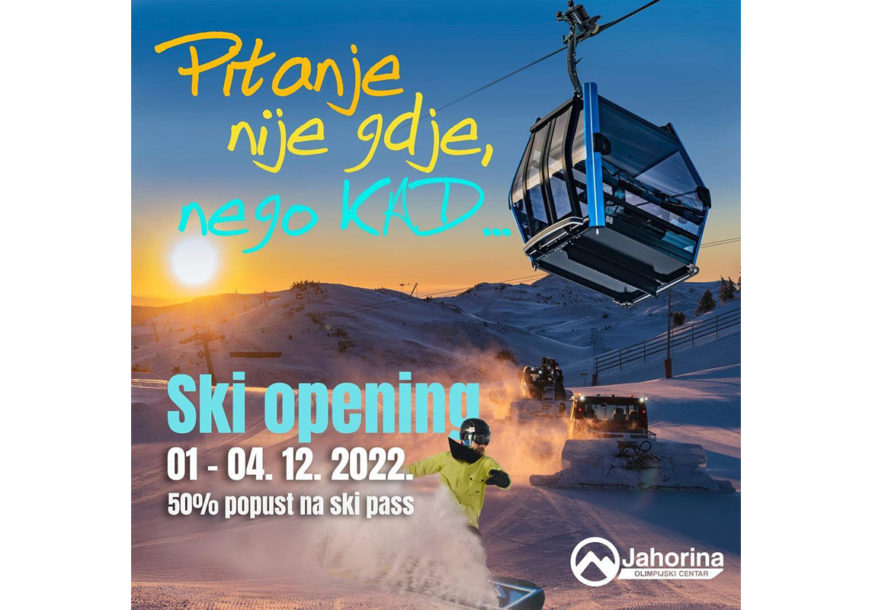 Plakat za Ski opening na Jahorini