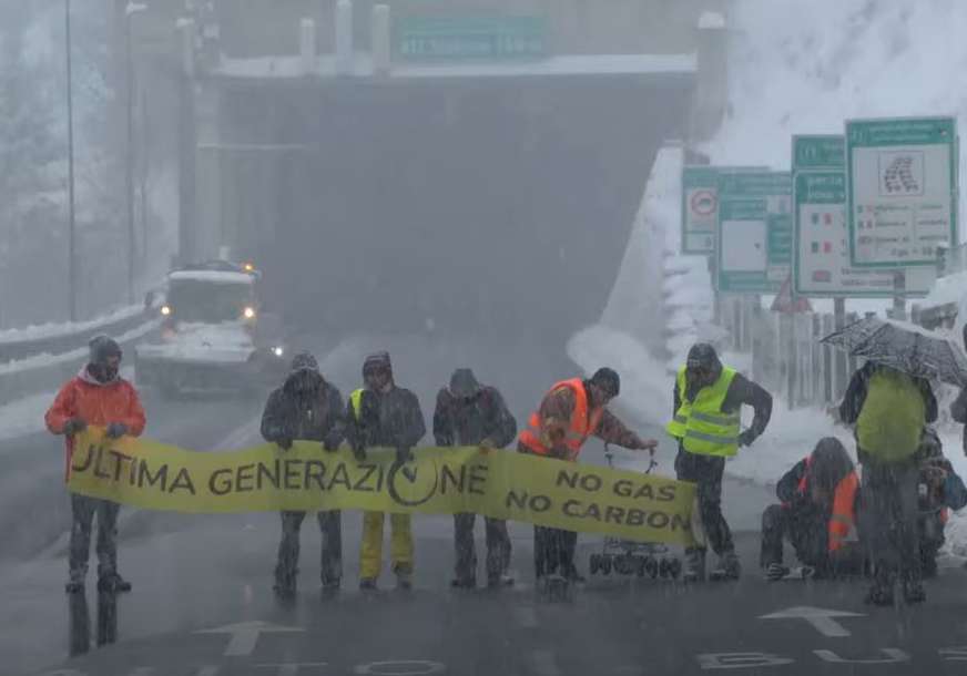 Klimatski aktivisti blokirali tunel Mon Blan