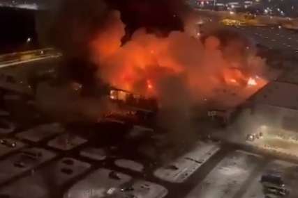 "Mislimo da je podmetnut" Vatra progutala jedan od najvećih tržnih centara u Evropi, ima žrtava (VIDEO)