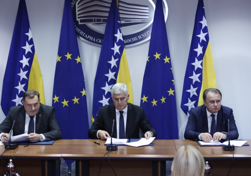Potpisivanje sporazuma o formiranju vlasti na nivou BiH