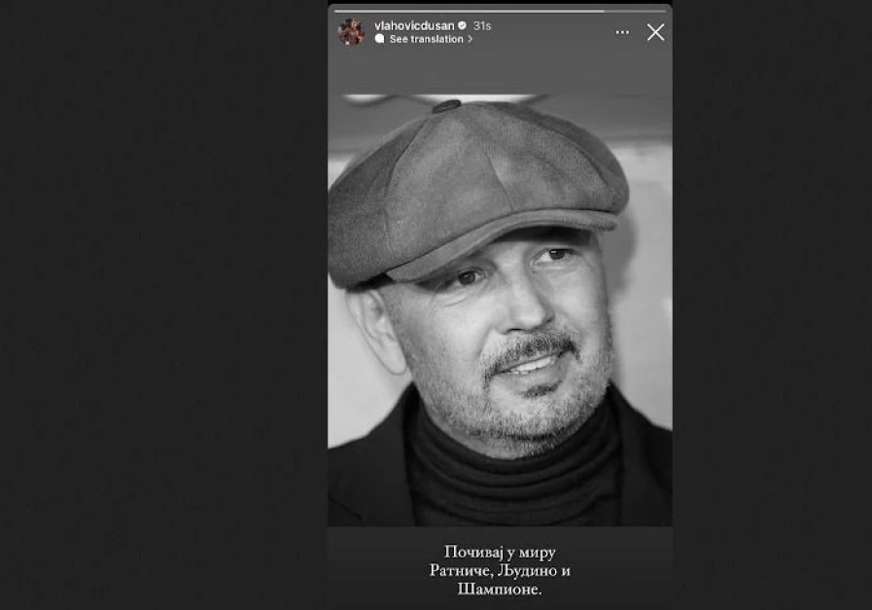 FOTO: DUŠAN VLAHOVIĆ/INSTAGRAM