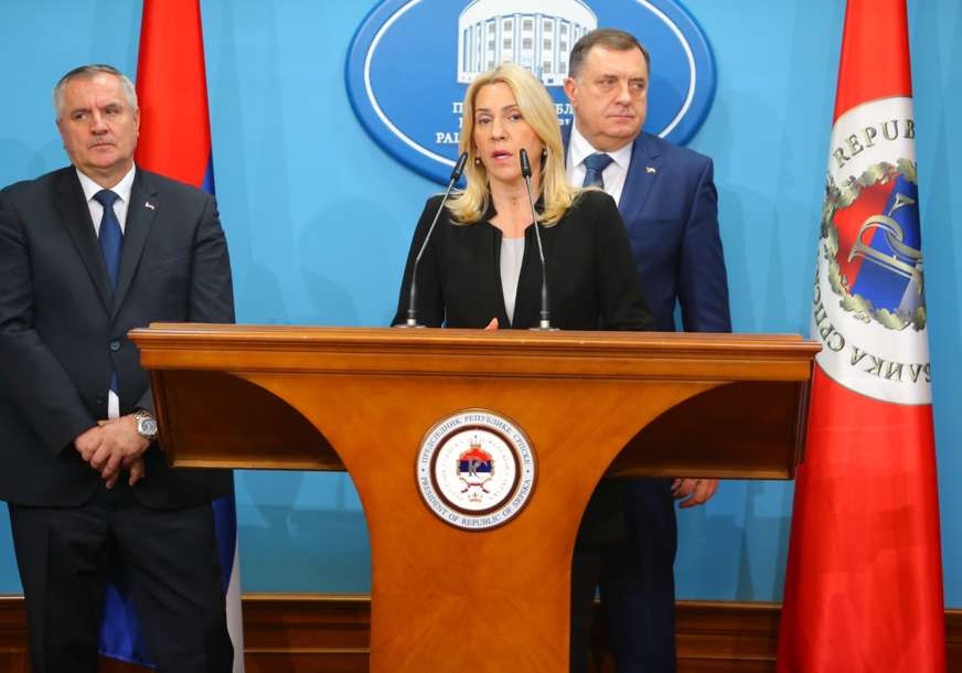 "Naša je obaveza da radimo kao tim" Cvijanovićeva poručila da je potrebna timska saradnja Vlade RS i predstavnika Srpske na nivou BiH