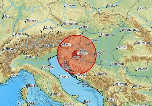 Zemljotres potresao Zagreb