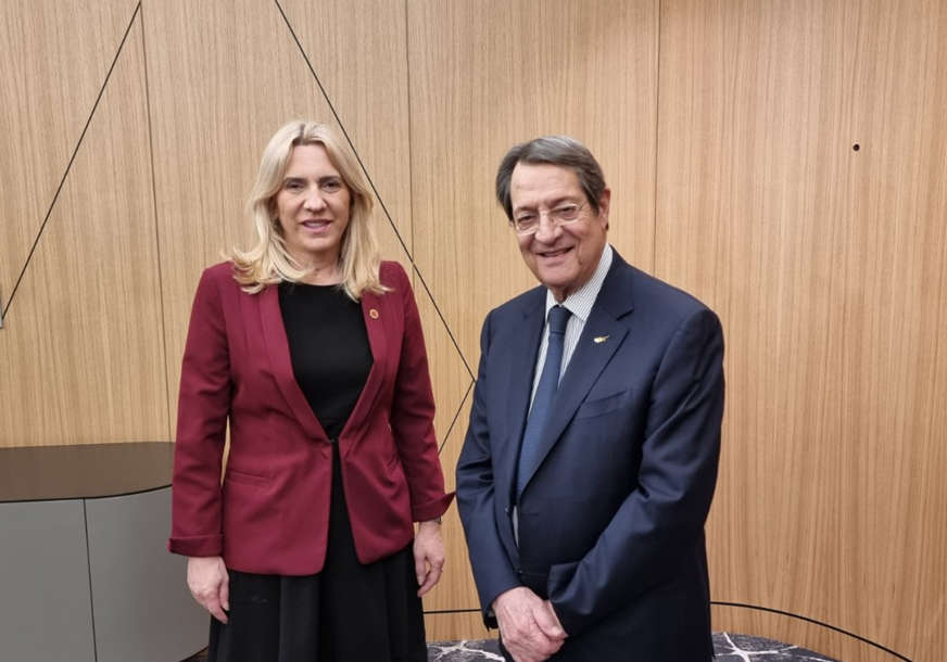 Cvijanovićeva sa predsjednikom Kipra: Očekujemo da BiH do kraja godine dobije kandidatski status za članstvo u EU (FOTO)