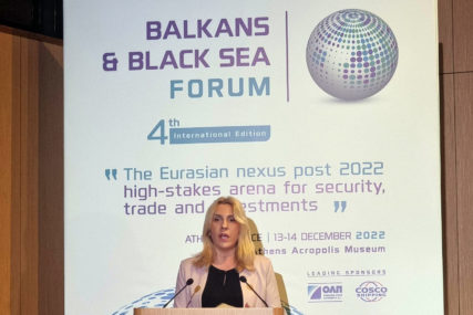 Posjeta Grčkoj još traje: Cvijanovićeva se obratila na forumu "Balkan - Crno more"