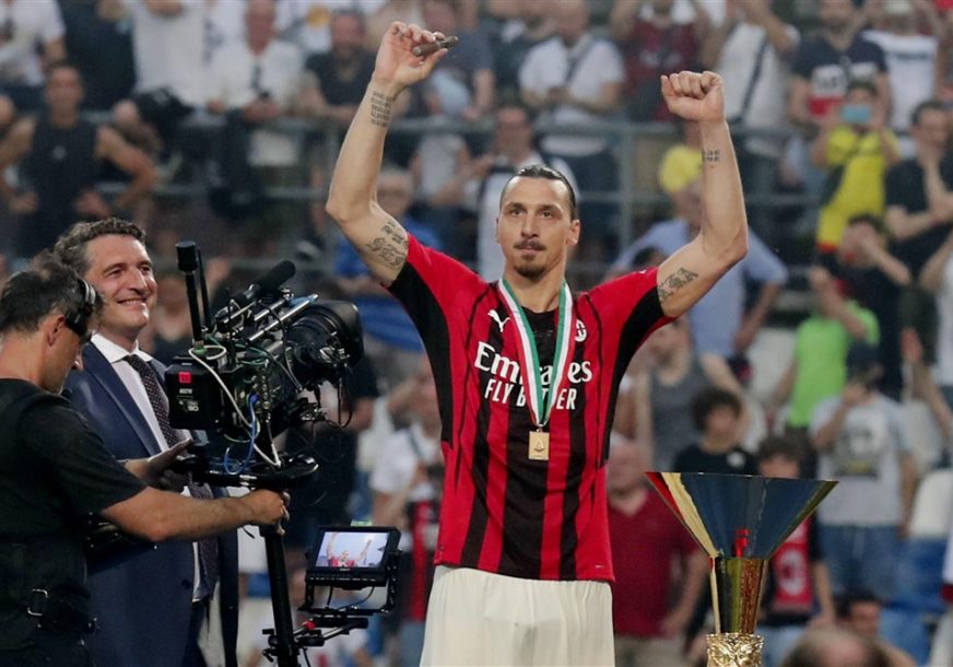 Zlatan Ibrahimović sa medaljom prvaka Italije