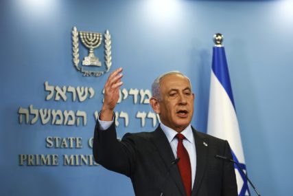 Benjamin Netanjahu drži govor