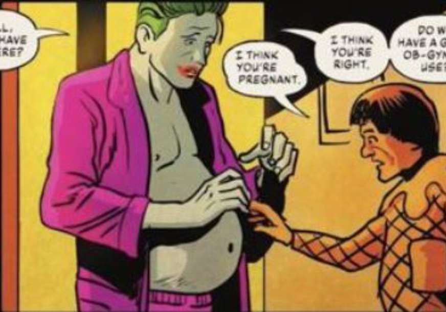 Obožavaoci zgroženi: U novom izdanju stripa Di Si komiksa lik Džokera ostaje trudan, a potom i rađa (FOTO)