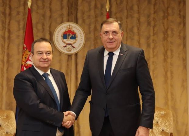 Sastanak Dodika i Dačića “Bratski odnosi Srpske i Srbije da budu ojačani”