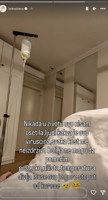 FOTO: BEKVALCEVA/INSTAGRAM/SCREENSHOT