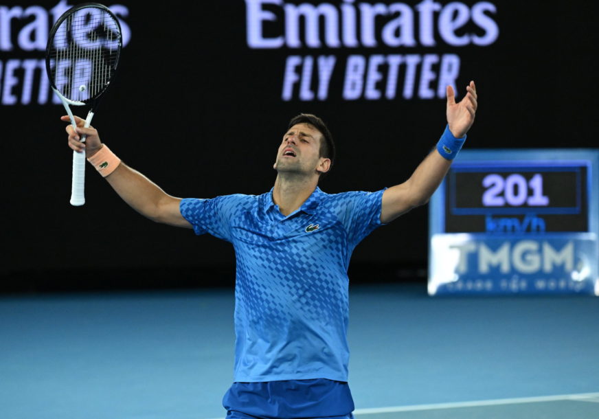 Novak Đoković na Australijan openu nakon pobjede nad Dimitrovom