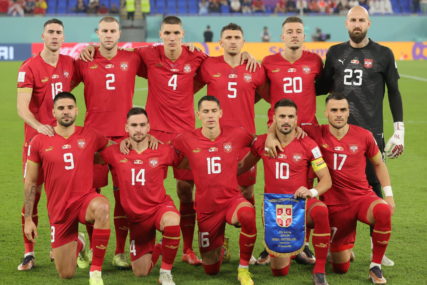 Reprezentacija Srbija pred meč sa Švajcarskom na SP u fudbalu