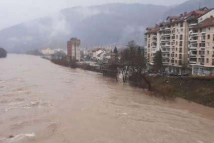 IZDATO UPOZORENJE Nagli rast vodostaja u slivu rijeke Drine