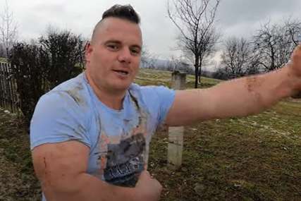 "Glava je živa, što je najvažnije" Bosanski Hulk imao saobraćajnu nesreću, povrijeđena supruga, a auto uništen (VIDEO)