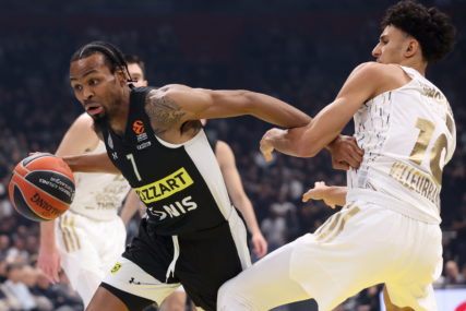 Detalj sa utakmice Partizan - Asvel