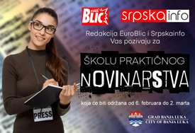 Prijave do 3. februara: Škola praktičnog novinarstva za studente u organizaciji redakcije "EuroBlica" i portala Srpskainfo