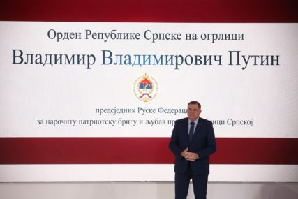 "Republika Srpska će uništiti samu sebe" Reakcije iz ambasade SAD na odluku Dodika da odlikuje Vladimira Putina (FOTO)