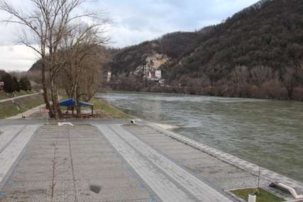 Upozorenje građanima: Raste vodostaj rijeke Drine zbog naglog topljenja snijega