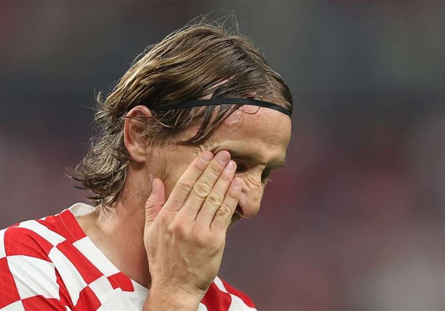 Luka Modrić tokom utakmice