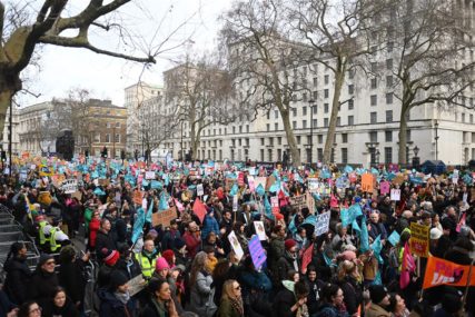 Protest u Londonu zbog malih plata i visokih cijena