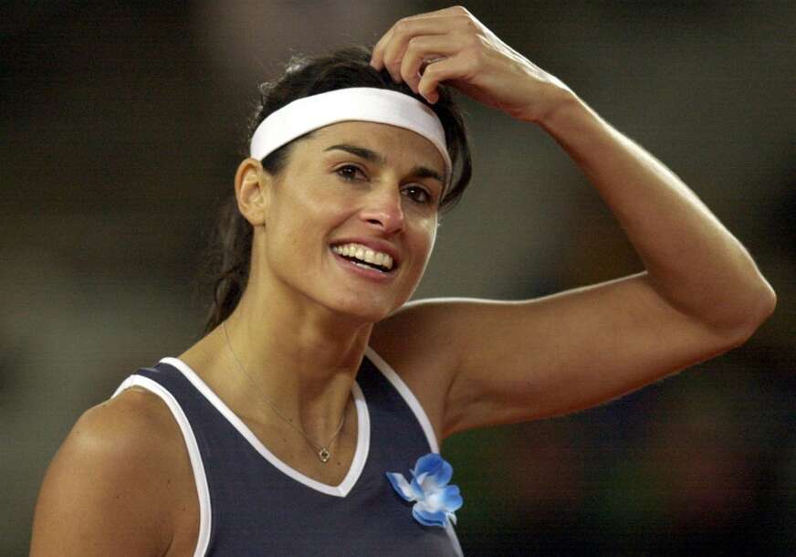 Gabrijela Sabatini dok je igrala tenis