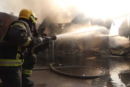 (FOTO) Vatrogasci u Banjaluci na visini zadatka: Spriječili ekološku katastrofu, pa SPASILI ŽIVOTINJU