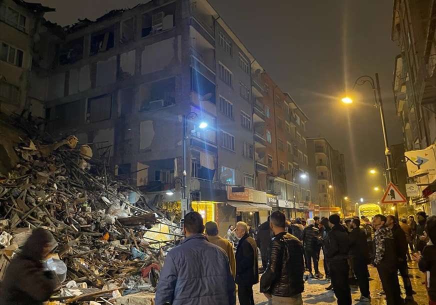 Snažan zemljotres razorio Tursku
