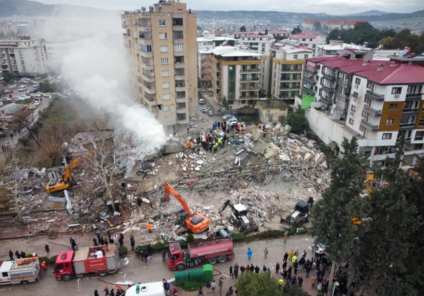 Ruševine zgrada u Turskoj nakon zemljotresa