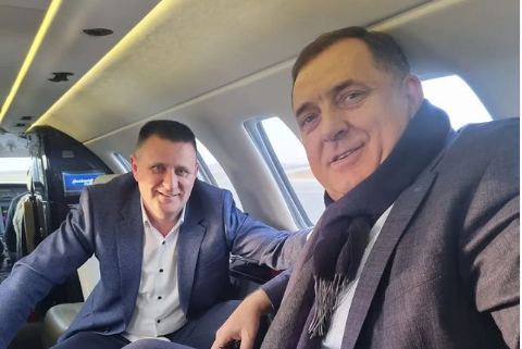 Milorad Dodik i Vlado Đajić na puti za Beč