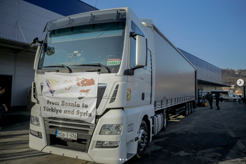 Kamion pomoći Turskoj krenuo iz Sarajeva