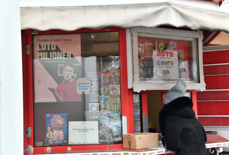 Kiosk u Beogradu u kojem je kupljen srećni loto tiket