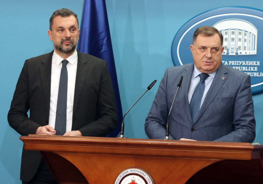 Elmedin Konaković i Milorad Dodik na sastanku u Banjaluci