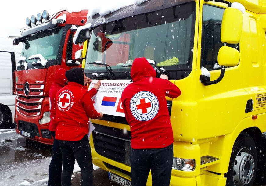 Kamioni pomoći iz Srpske idu u Tursku