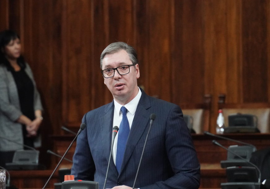 Aleksandar Vučić u Skupštini Srbije