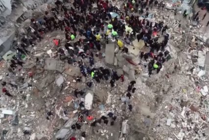 Snimci razorene Turske i Sirije iz vazduha