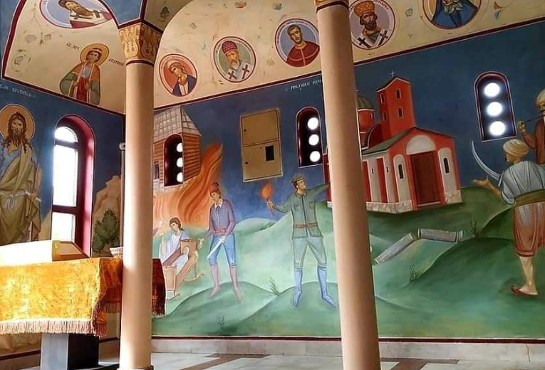 Freske u crkvi u Rožaju