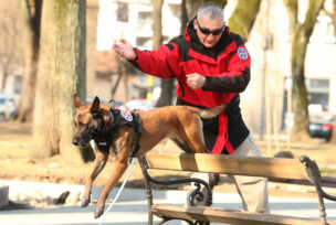 gorska sluzba spasavanja banjaluka Aleksandar Naumovic i pas tragac Tora 