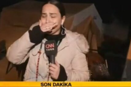 Novinarka zaplakala tokom novog zemljotresa