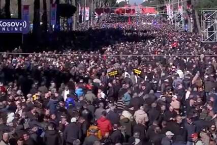 Protest opozicije u Tirani