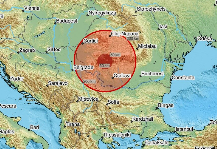 Zemljotres u Rumuniji osjetili građani Srbije