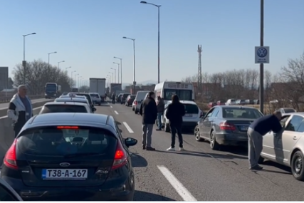 Gužva na putu Klašnice -Trn zbog saobraćajne nesreće